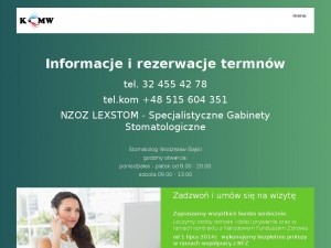 Usługi dentystyczne w Wodzisławiu Śląskim