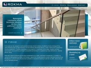 Zabudowy szklane w wykonaniu firmy Rokma